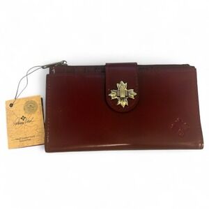 Patricia Nash Marene Floret Twist Lock Red Wallet - NWT